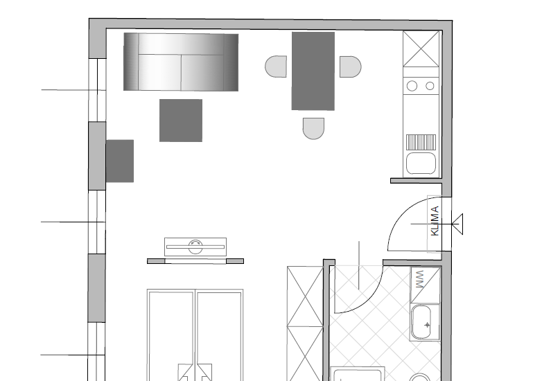 Grundriss Apartment Comfort