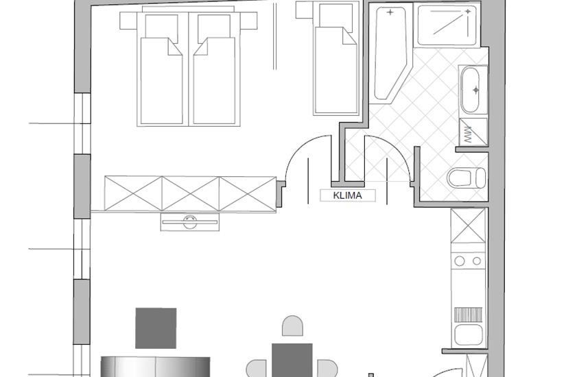 Grundriss Apartment Comfort XL